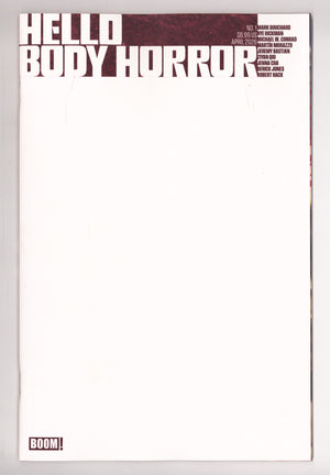 Hello Body Horror 1 Blank Variant (2026)