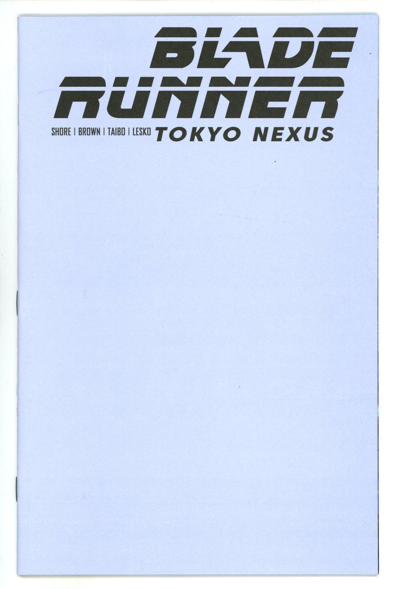 Blade Runner: Tokyo Nexus  1  High Grade  (2024) Blank  Variant  