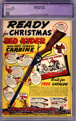 Superman Vol 1 14 CGC 7.0 (FN/VF) Restored (1942) Signed x1 1st Page Joe Shuster thumbnail