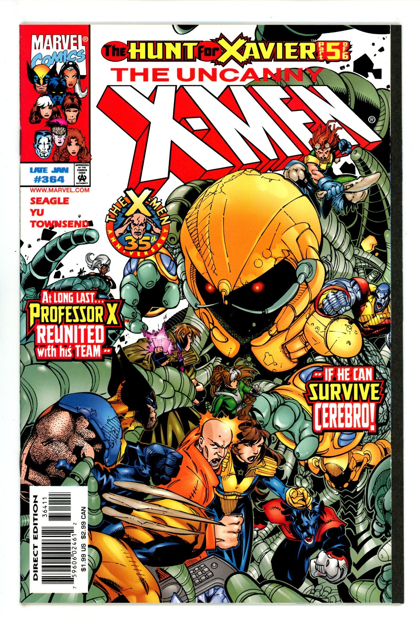 The Uncanny X-Men Vol 1 364 High Grade (1999) 