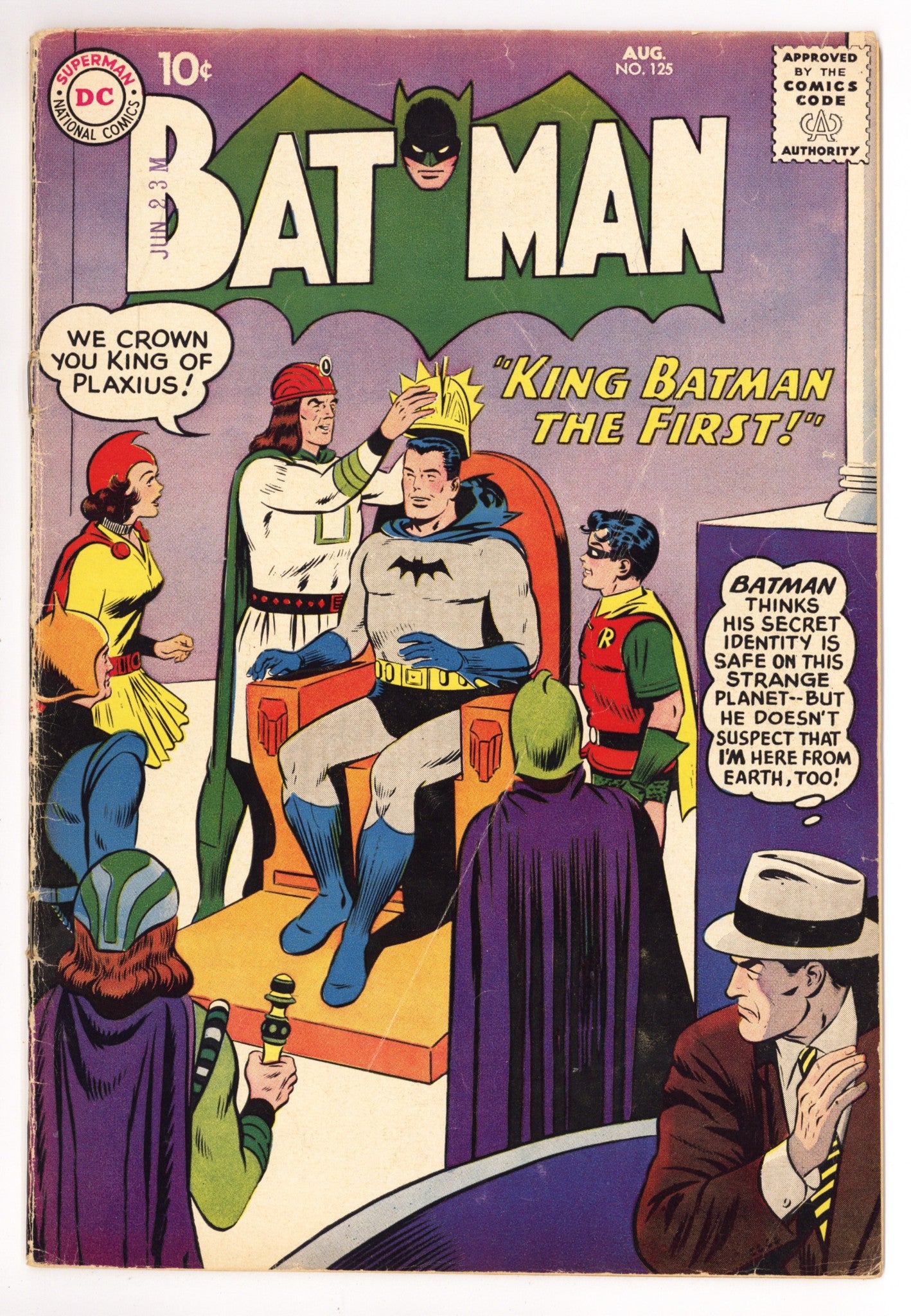 Batman Vol 1 125 VG+ (4.5) (1959) 