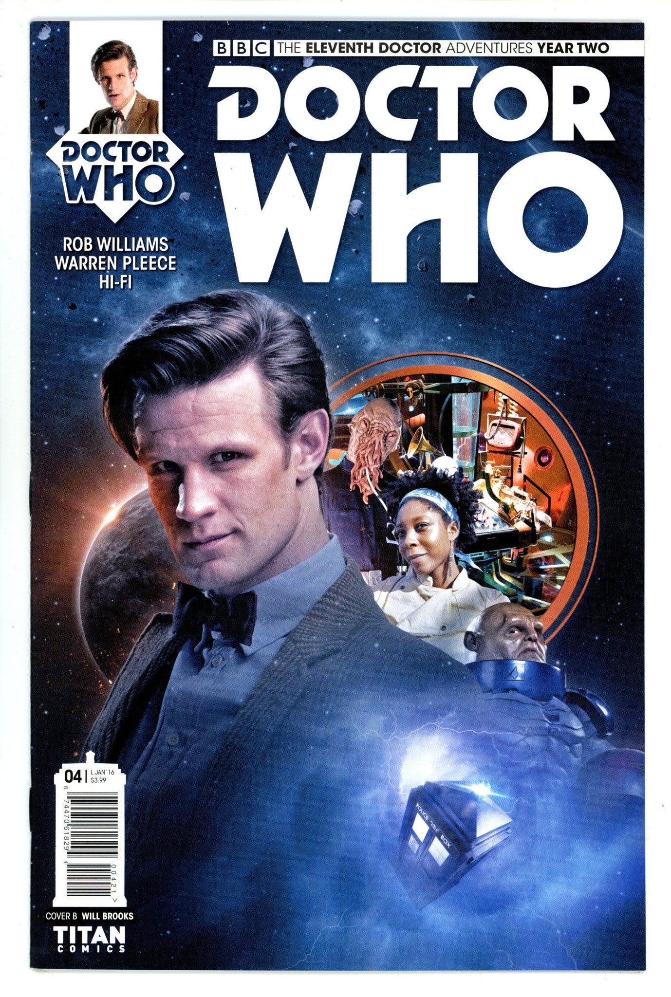 Doctor Who: The Eleventh Doctor, Year Two 4 High Grade (2016) Photo Variant 