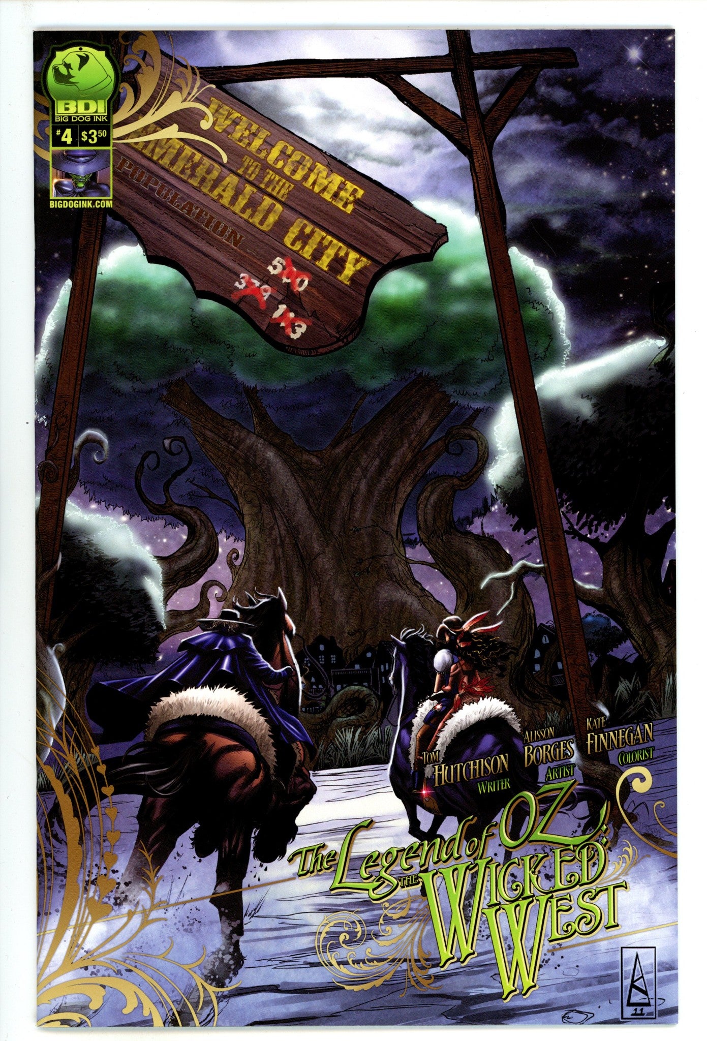Legend of Oz: The Wicked West Vol 1 4 High Grade (2012) 