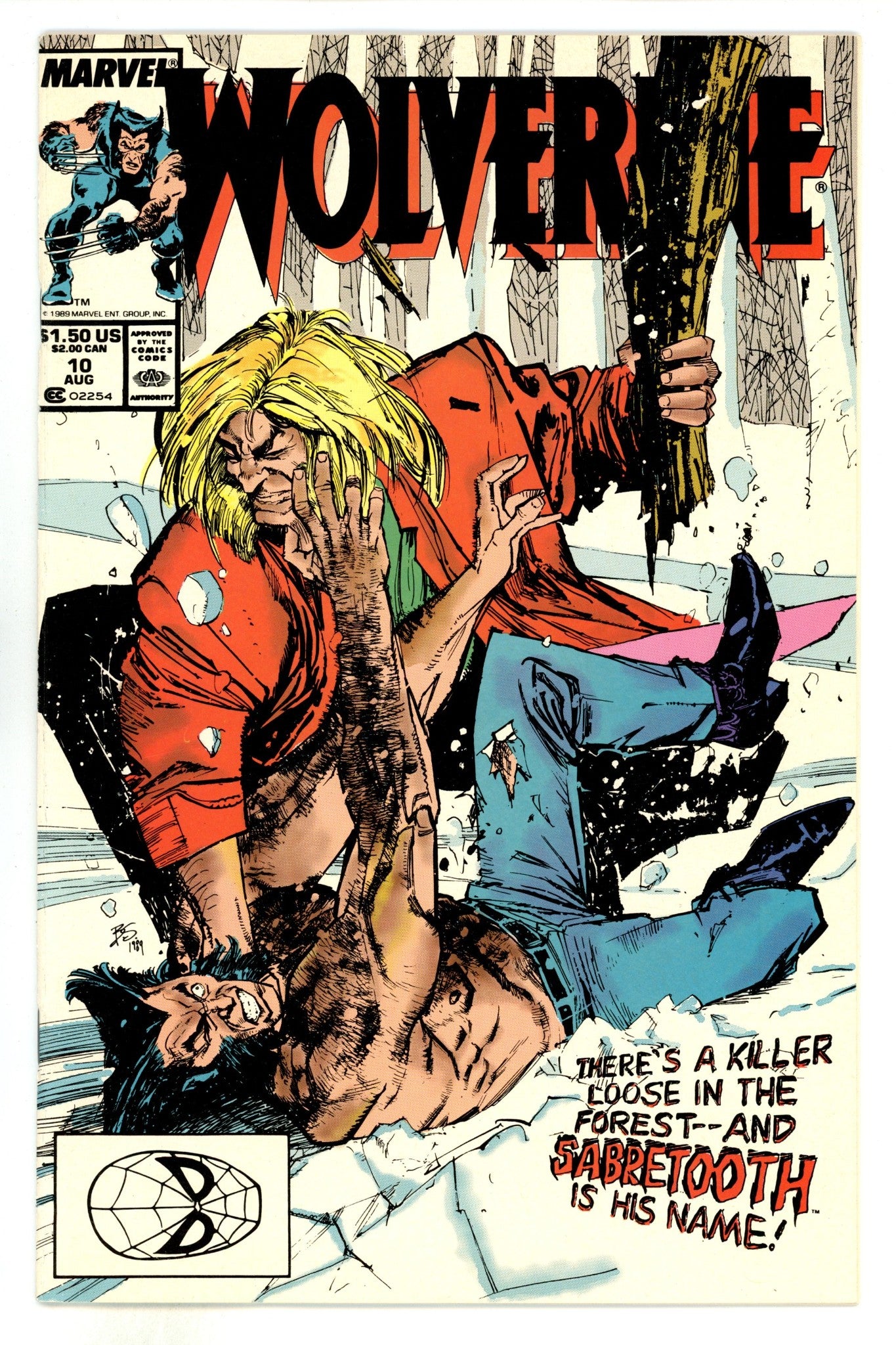 Wolverine Vol 2 10 VF- (7.5) (1989) 
