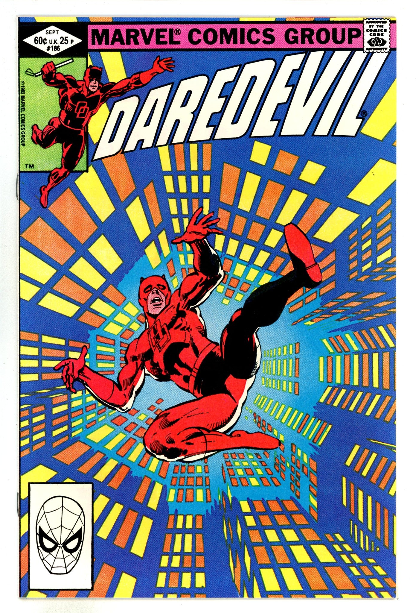 Daredevil Vol 1 186 NM- (9.2) (1982) 