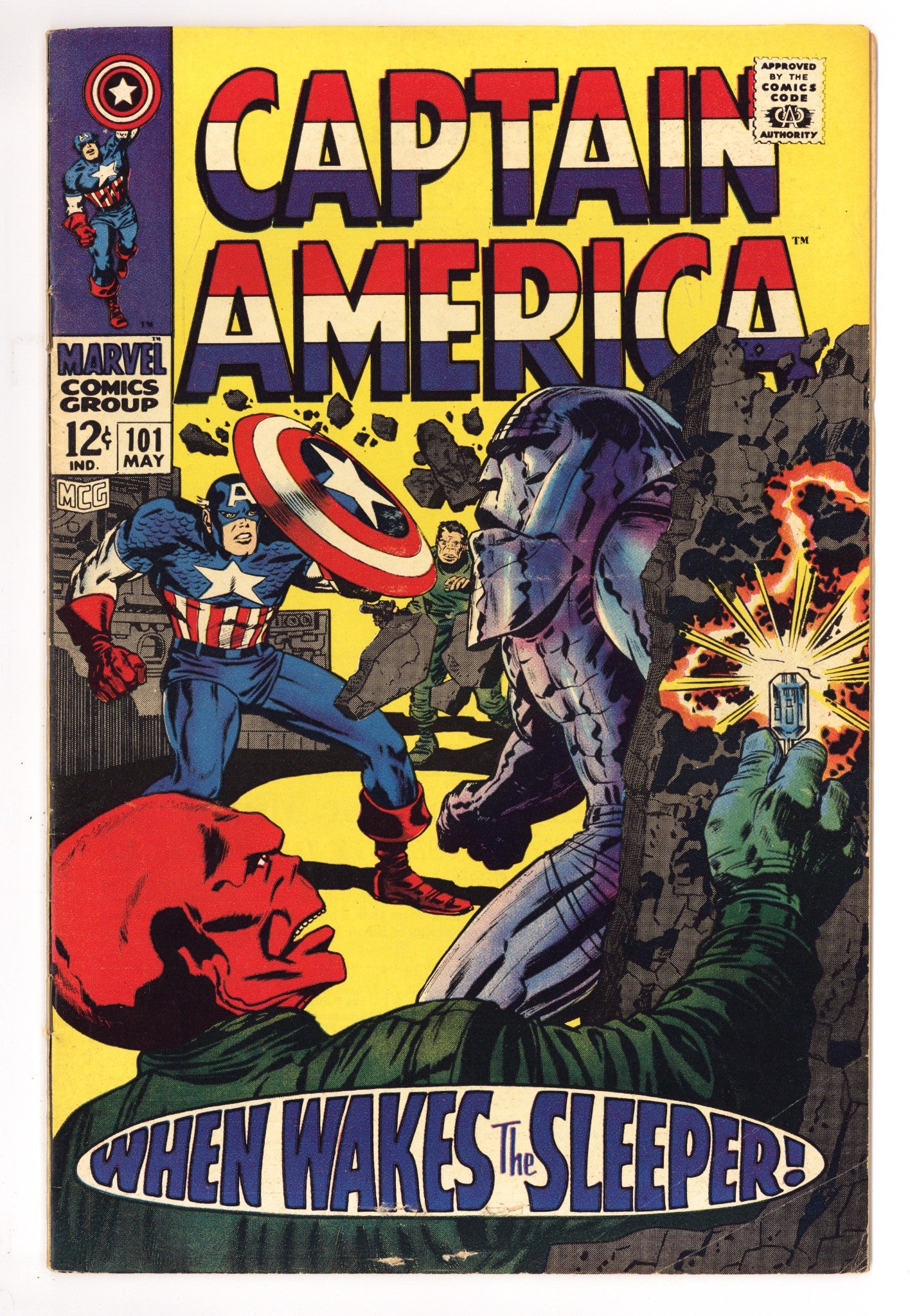 Captain America Vol 1 101 VG+ (4.5) (1968) 