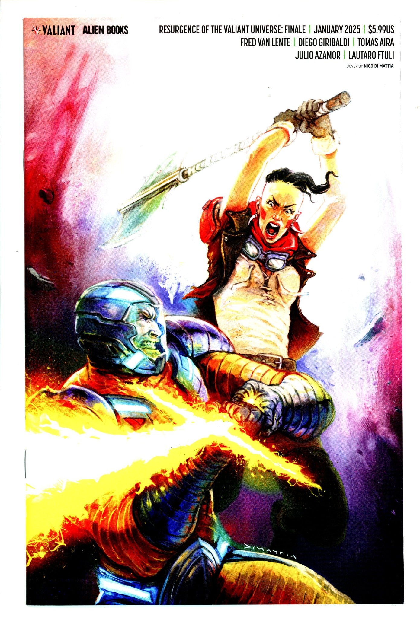 Resurgence Valiant Finale One Shot 1 Mattia Virgin Variant (2025)