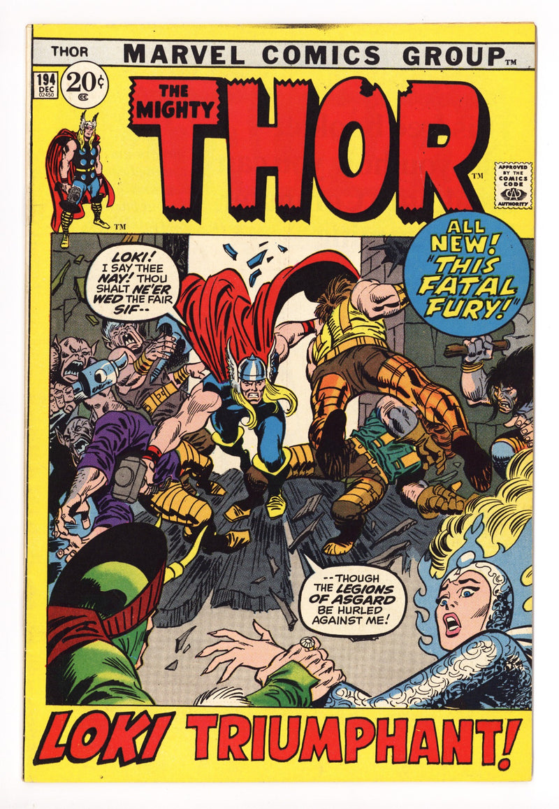Thor Vol 1 194 FN (6.0) (1971) 