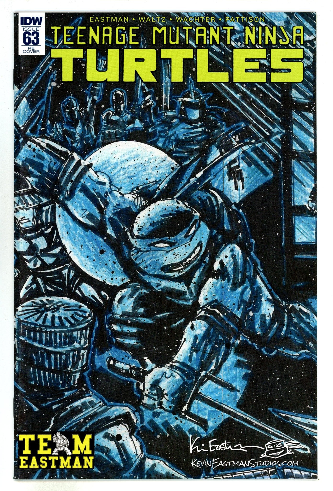 Teenage Mutant Ninja Turtles Vol 5 63  VF (8.0)   (2016) Eastman Sketch   Exclusive Variant  