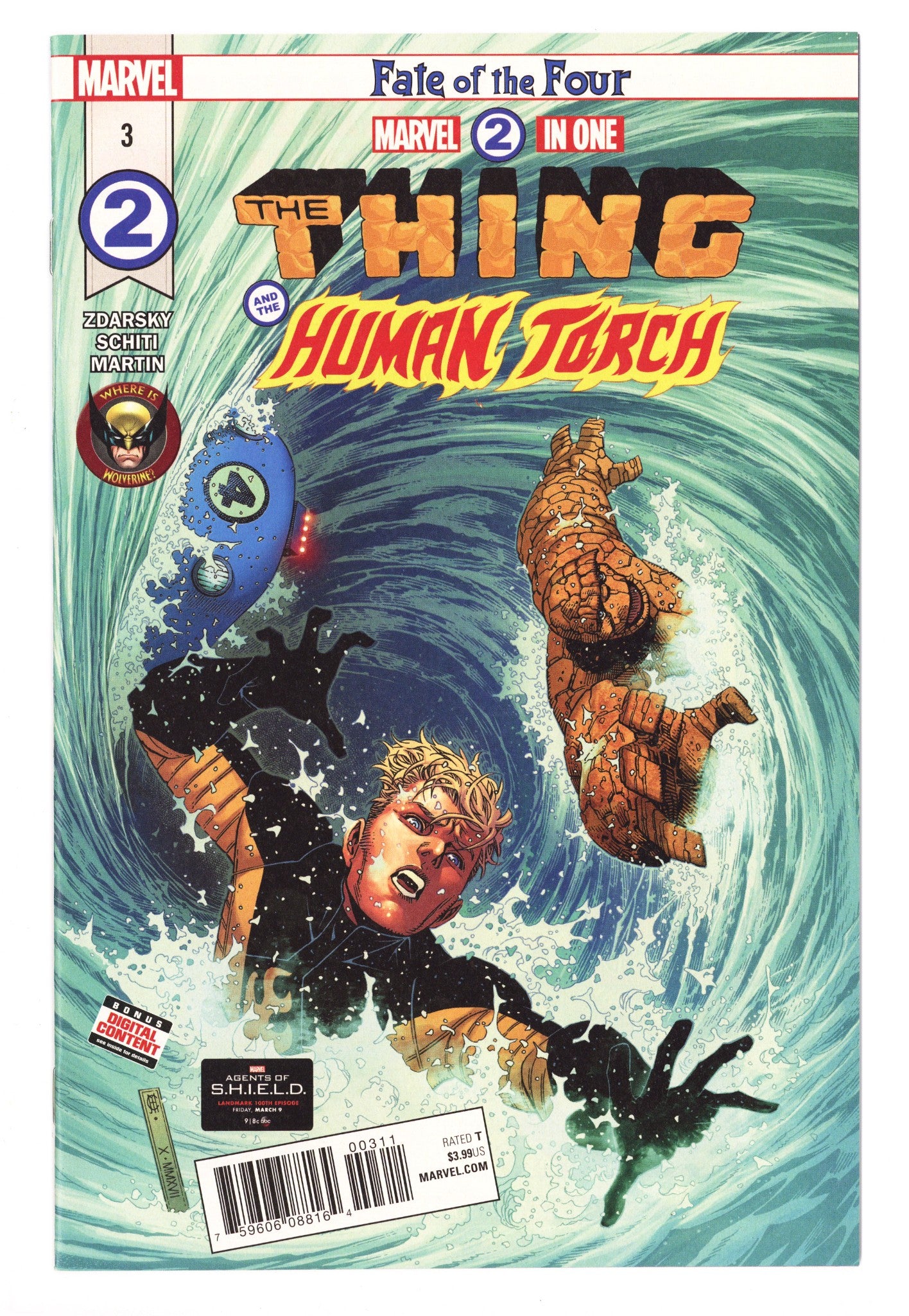 Marvel 2-in-One Vol 3 3 High Grade (2018) 