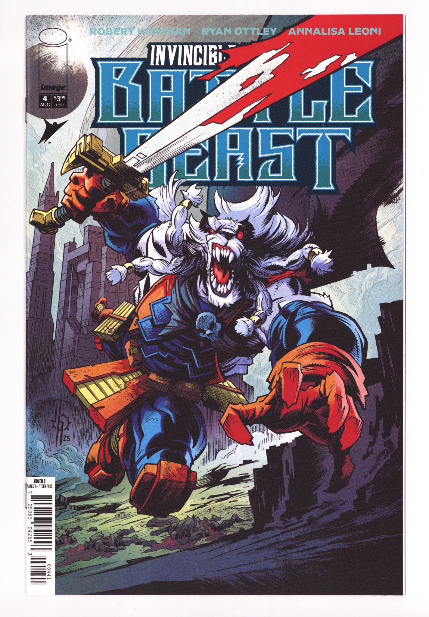Invincible Universe Battle Beast 4 Howard Incentive NM (2025)
