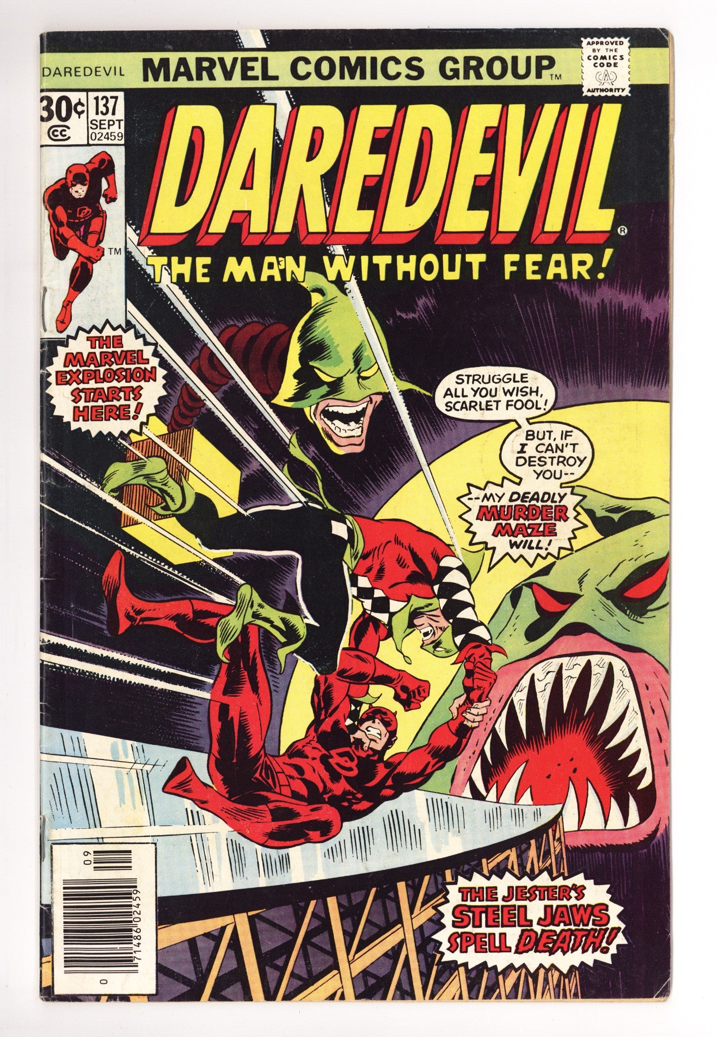 Daredevil Vol 1 137 Low Grade (1976) 