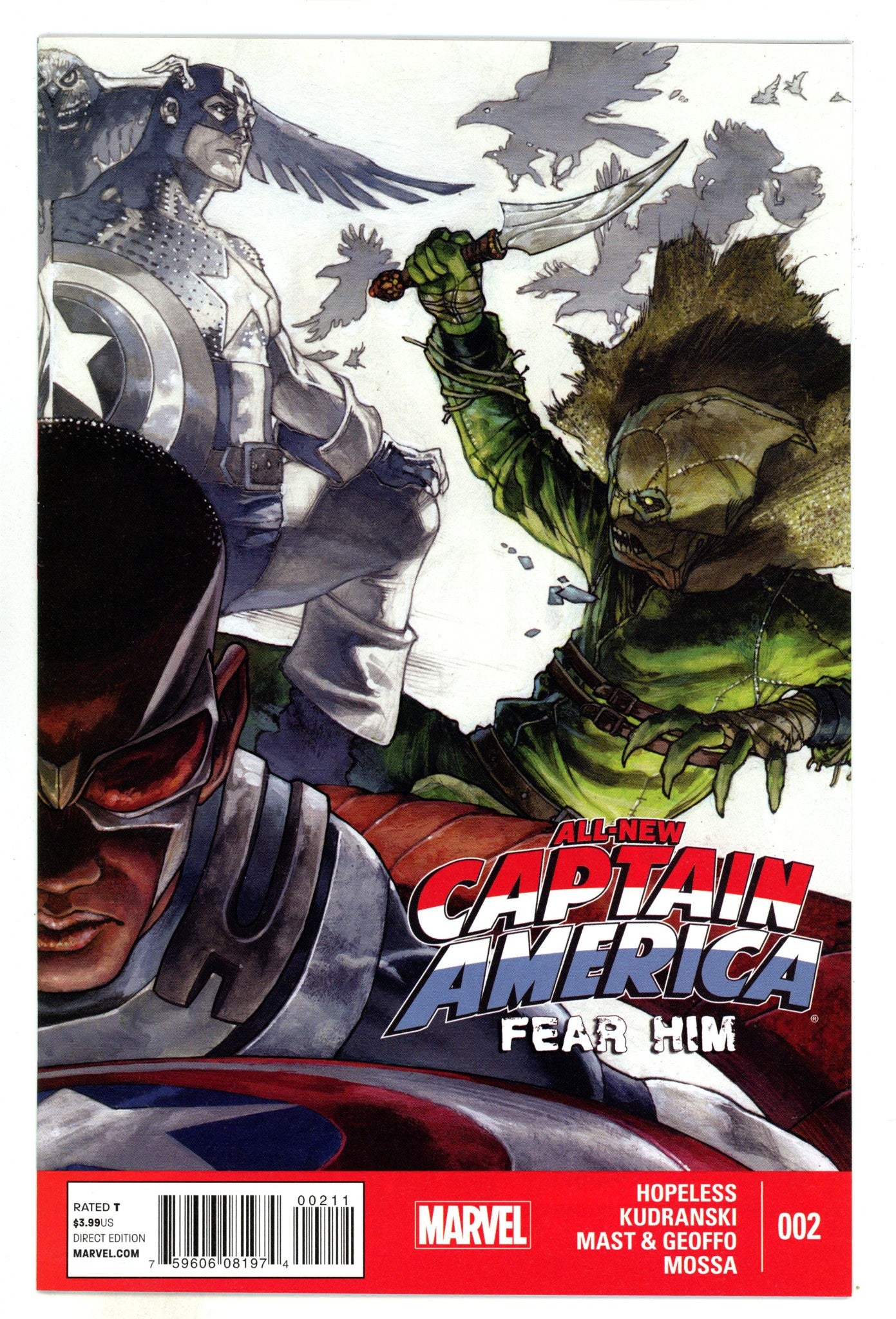 All-New Captain America: Fear Him 2 High Grade (2015) 
