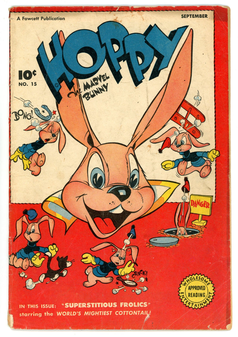Hoppy the Marvel Bunny 15 Centerfold Missing (1947) 