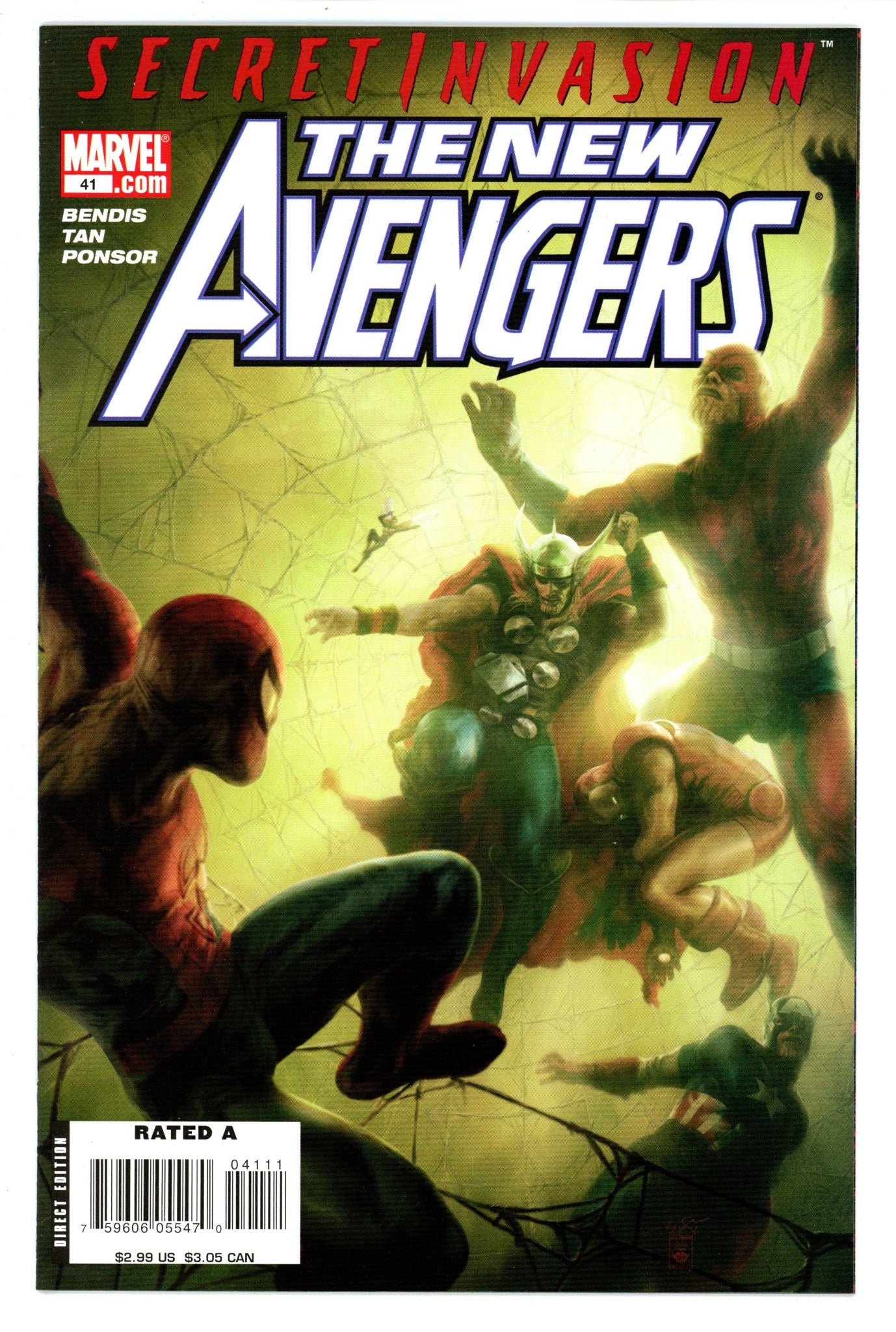 New Avengers Vol 1 41 Mid Grade (2008) 