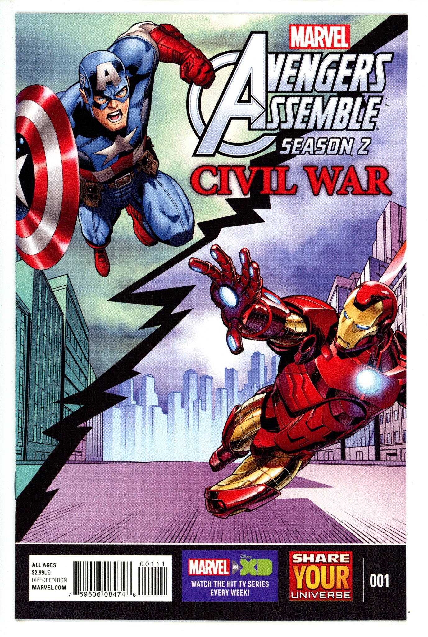 Marvel Universe Avengers Assemble: Civil War 1 High Grade (2016) 