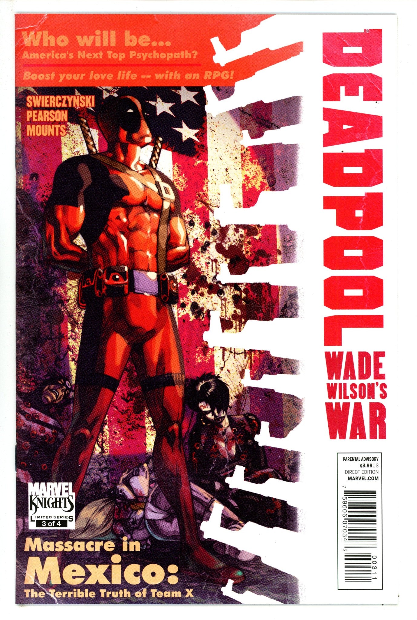 Deadpool: Wade Wilson's War 3 High Grade (2010) 