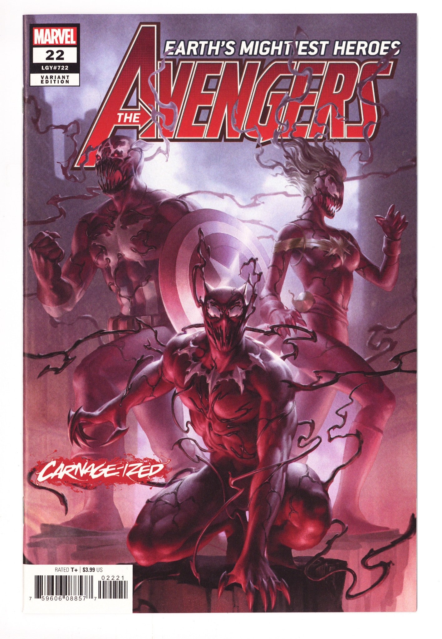 Avengers Vol 8 22 (722) High Grade (2019) Yoon Variant 