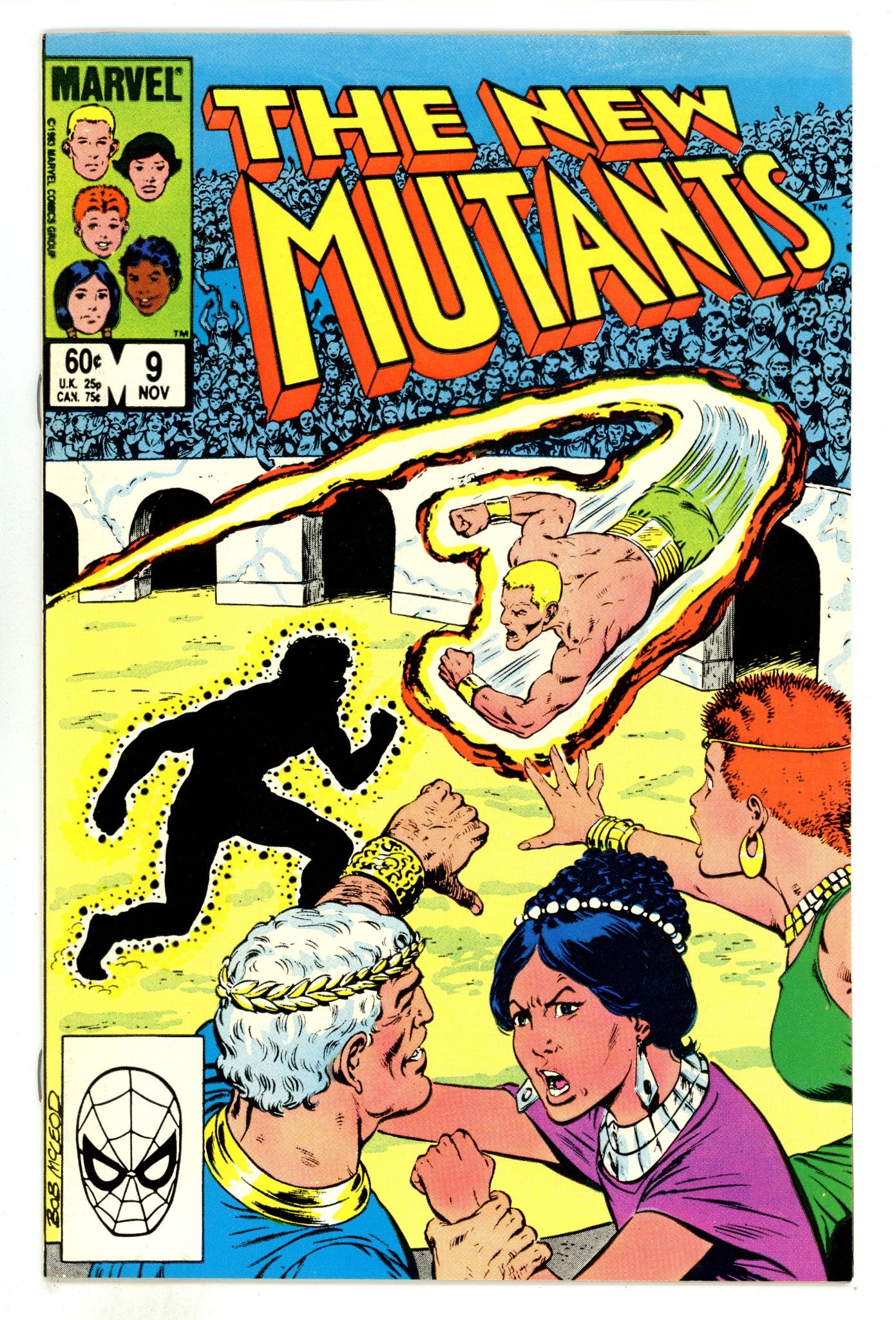 The New Mutants Vol 1 9  High Grade  (1983)  