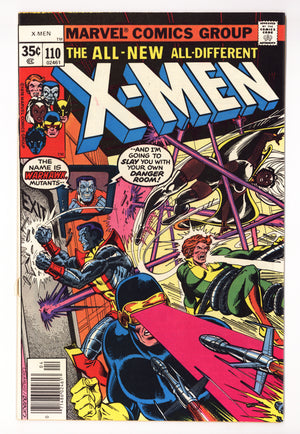 The X-Men Vol 1 110  VF- (7.5) Apparent, Bottom Staple Detached  (1978)