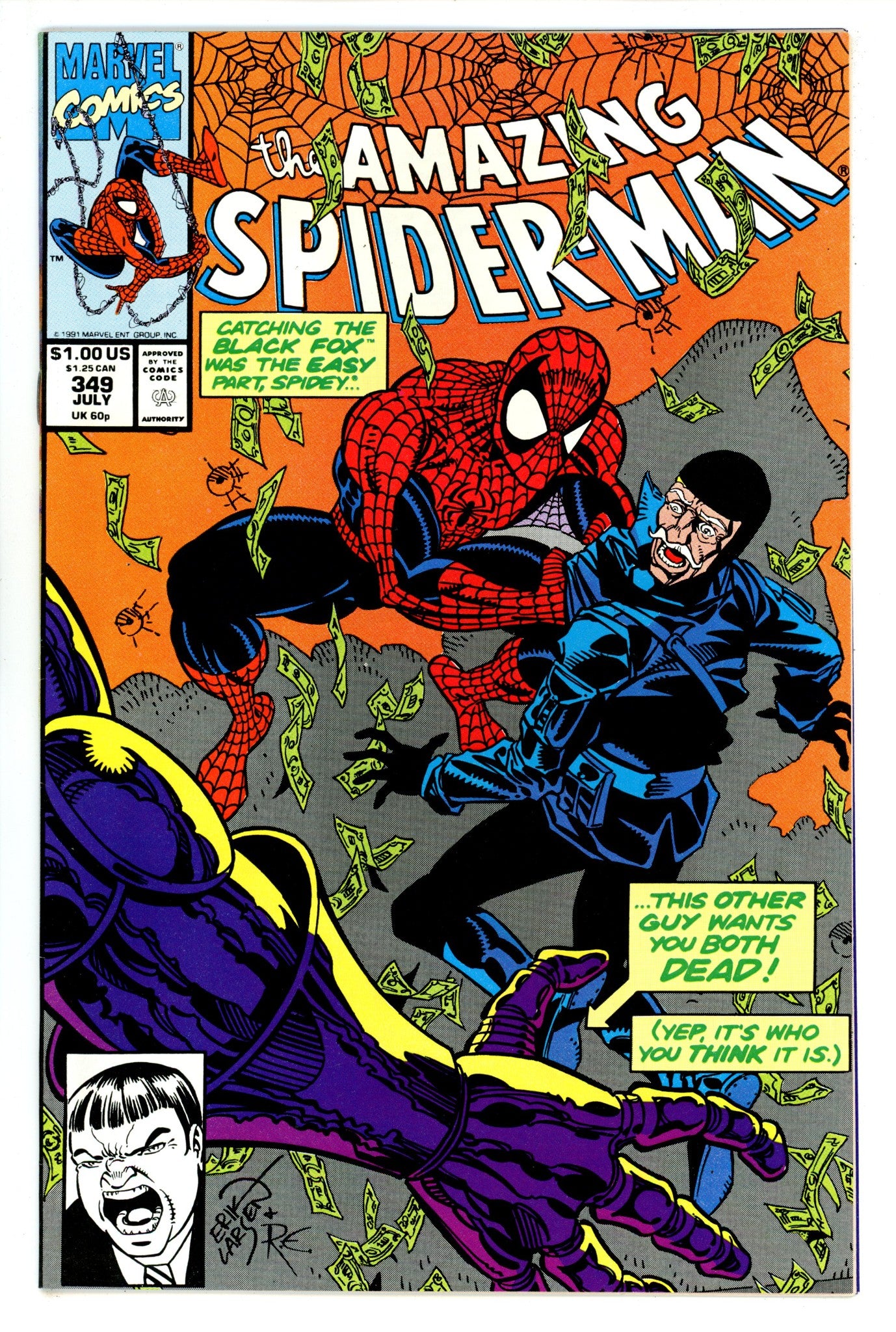 The Amazing Spider-Man Vol 1 349 VF/NM (9.0) (1991) 