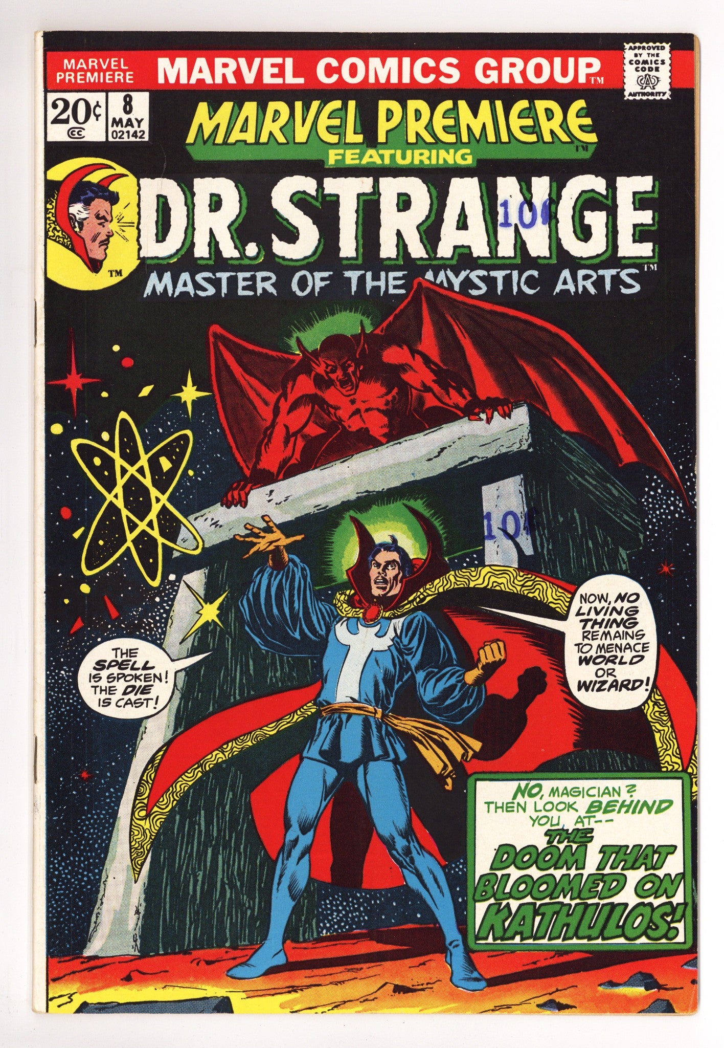 Marvel Premiere 8 VG+ (4.5) (1973) 