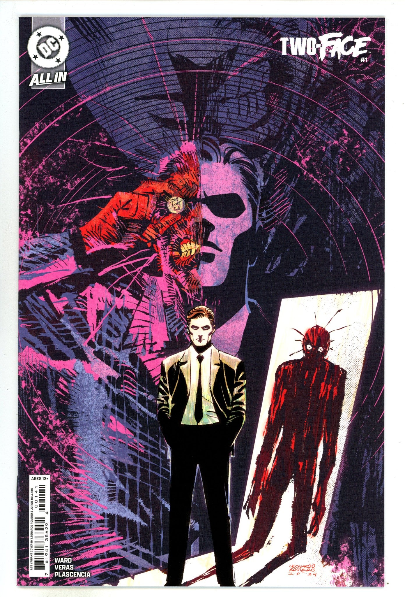 Two-Face 1 NM+ (9.6) (2025) Romero Incentive Variant 