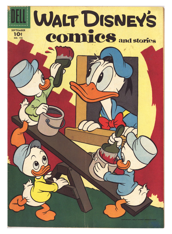 Walt Disney's Comics and Stories Vol 16 12 (192) VG+ (4.5) (1956)
