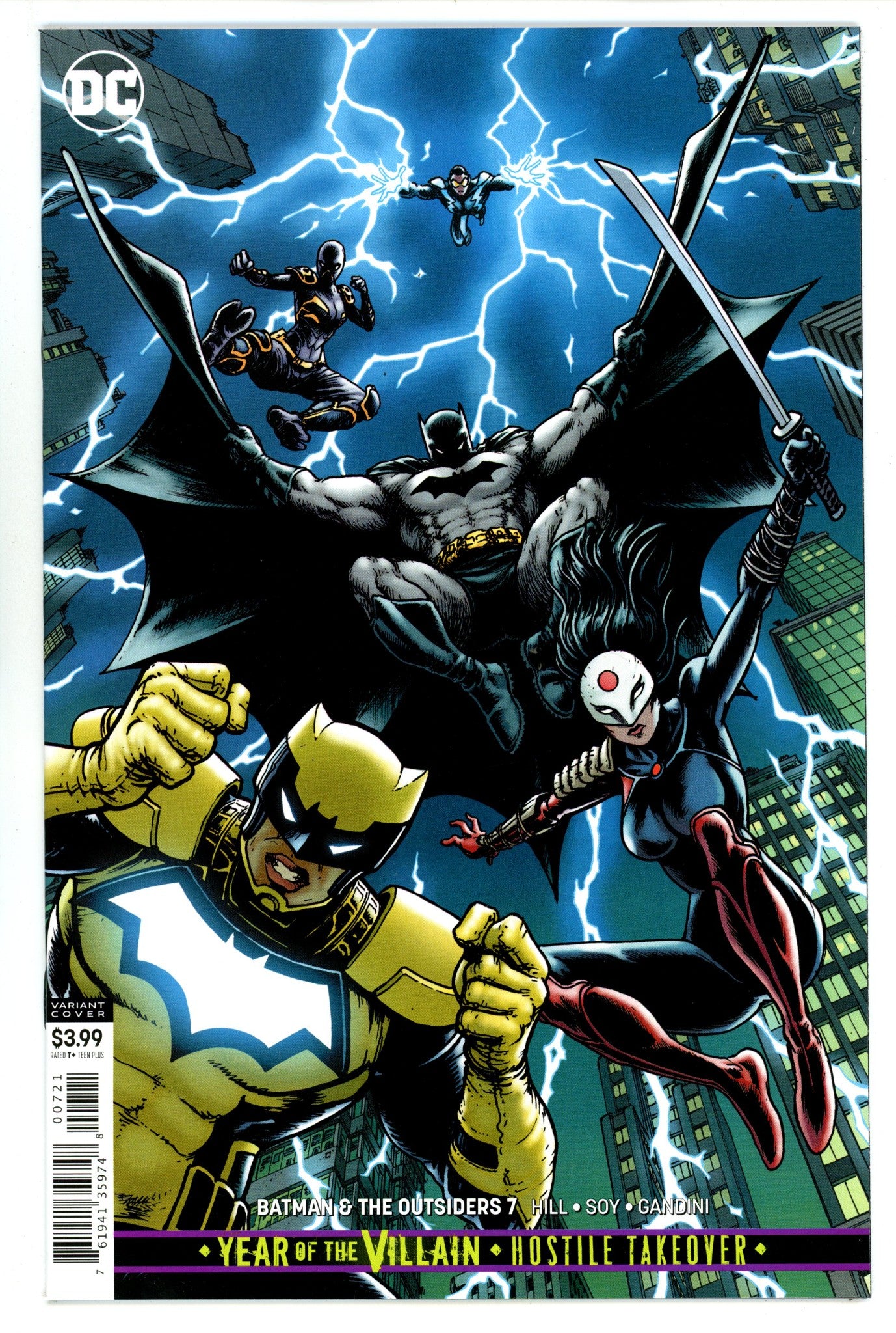 Batman & the Outsiders Vol 3 7  High Grade   (2020) Burnham     Variant  