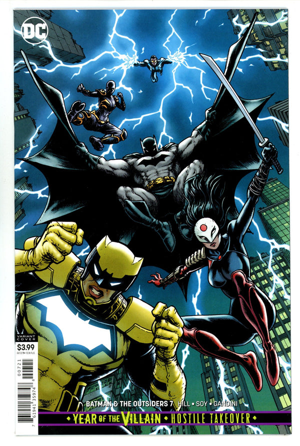 Batman & the Outsiders Vol 3 7 High Grade (2020) Burnham Variant