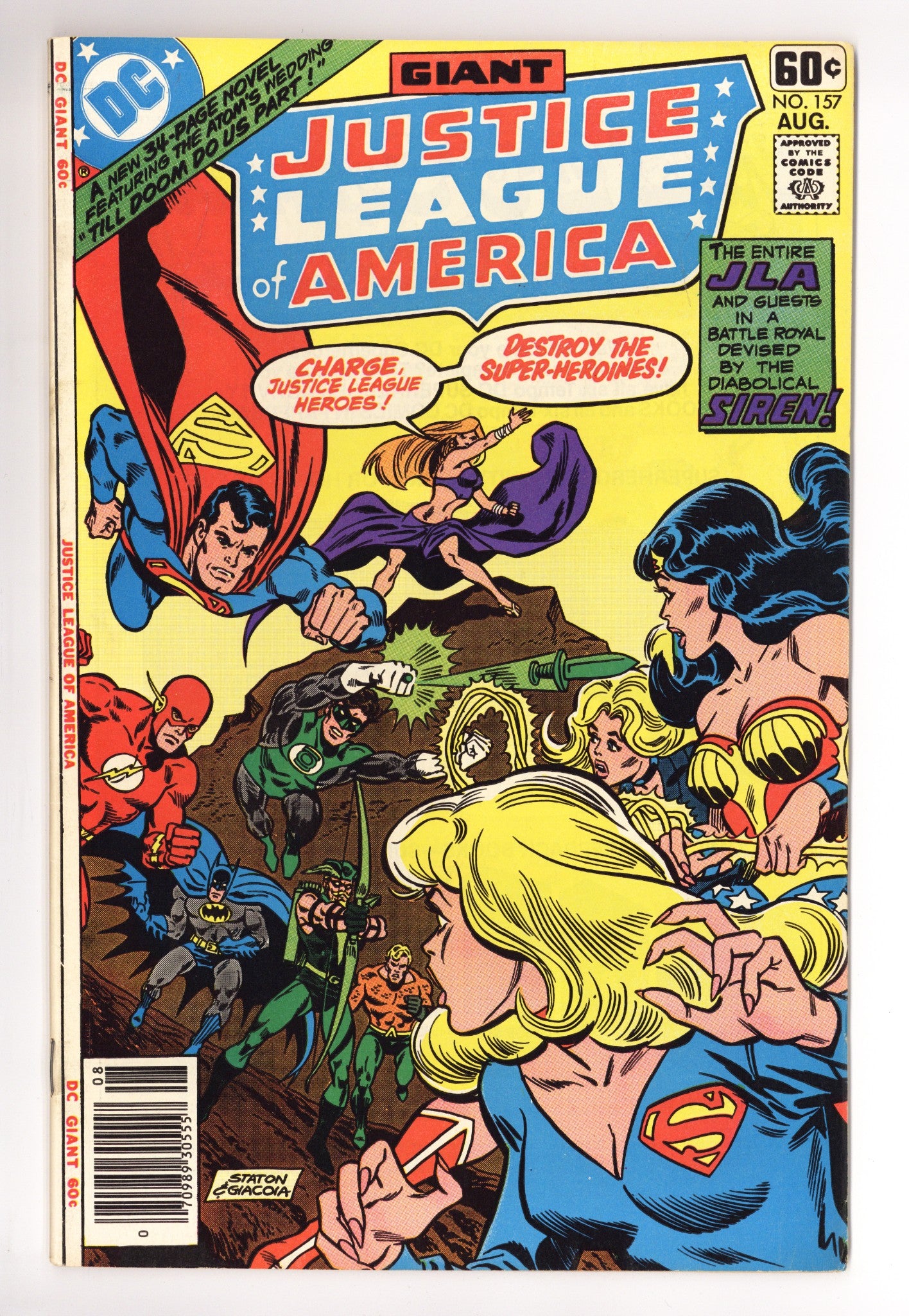 Justice League of America Vol 1 157 FN/VF (7.0) (1978) 