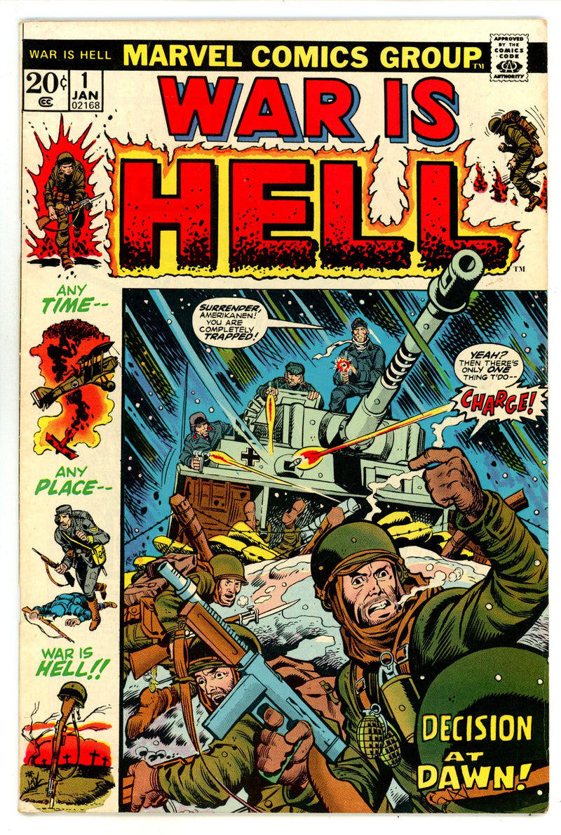 War Is Hell 1 FN+ (6.5) (1973) 