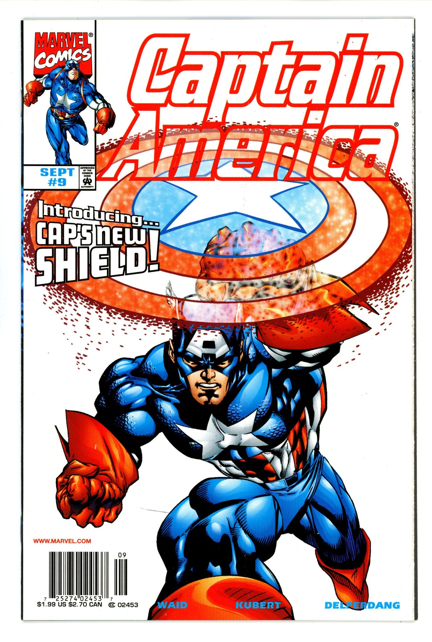 Captain America Vol 3 9 Mid Grade (1998) Newsstand 