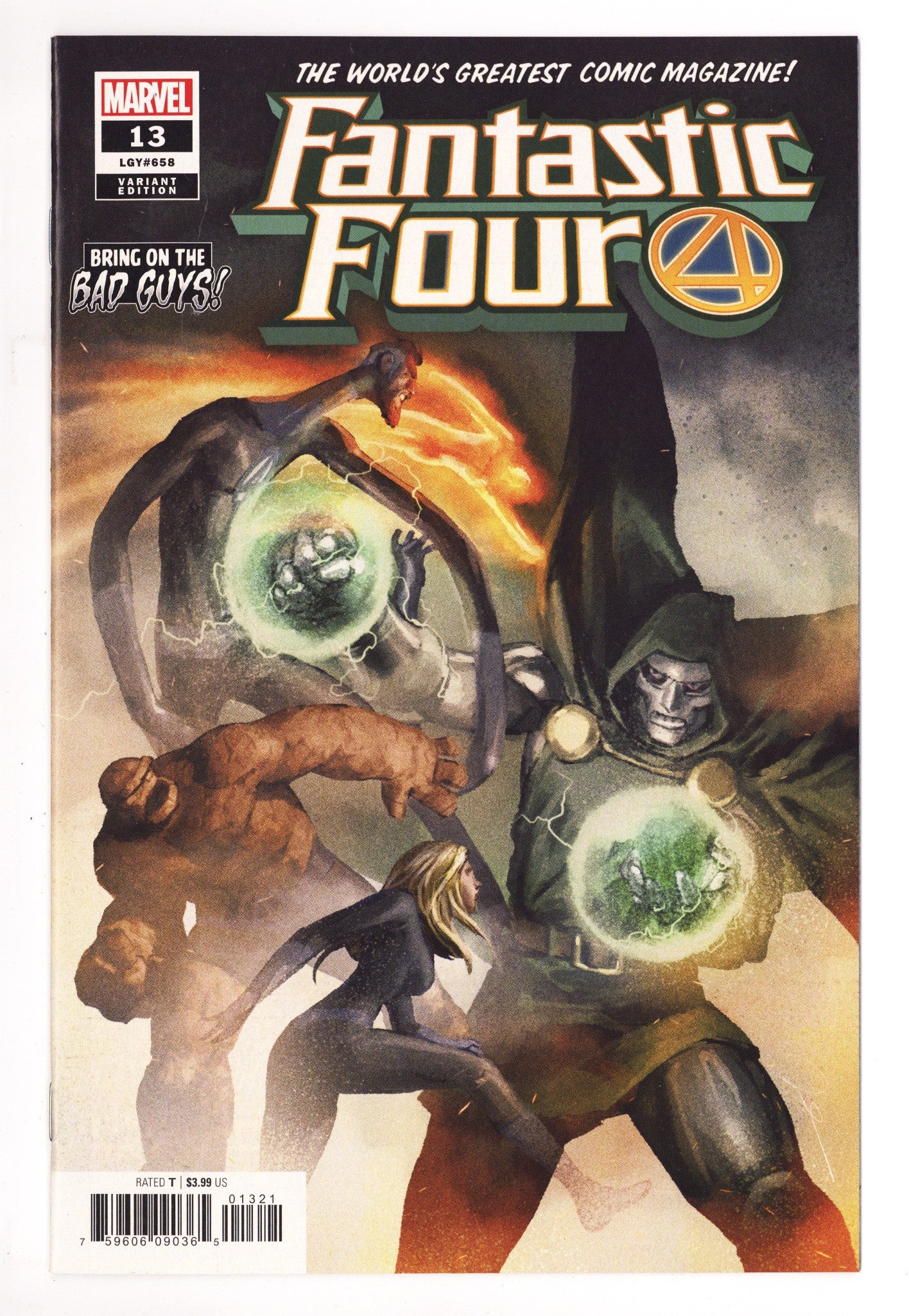 Fantastic Four Vol 6 13 (658) High Grade (2019) Parel Variant 