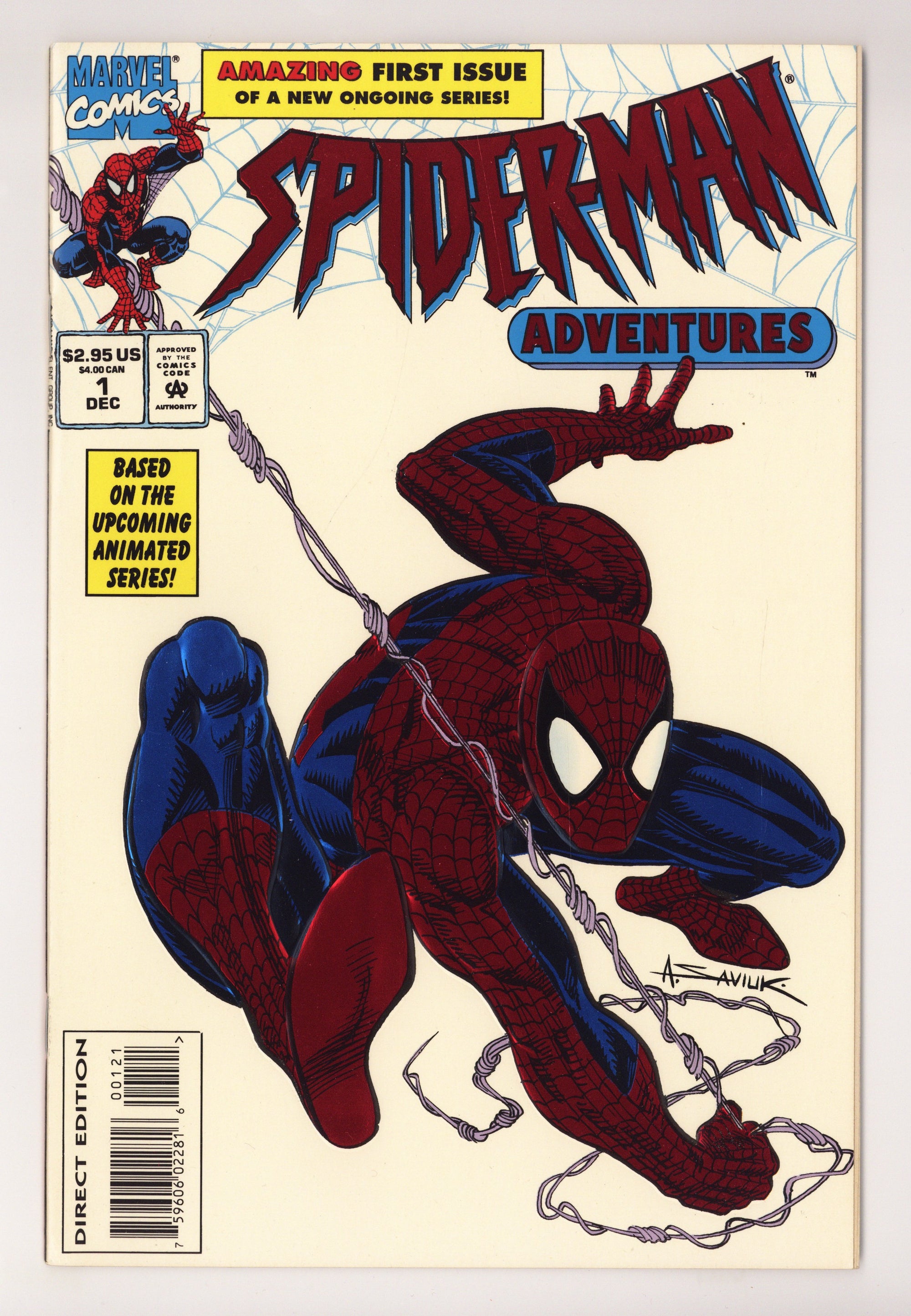 Spider-Man Adventures Vol 1 1 High Grade (1994) Foil Embossed Variant 