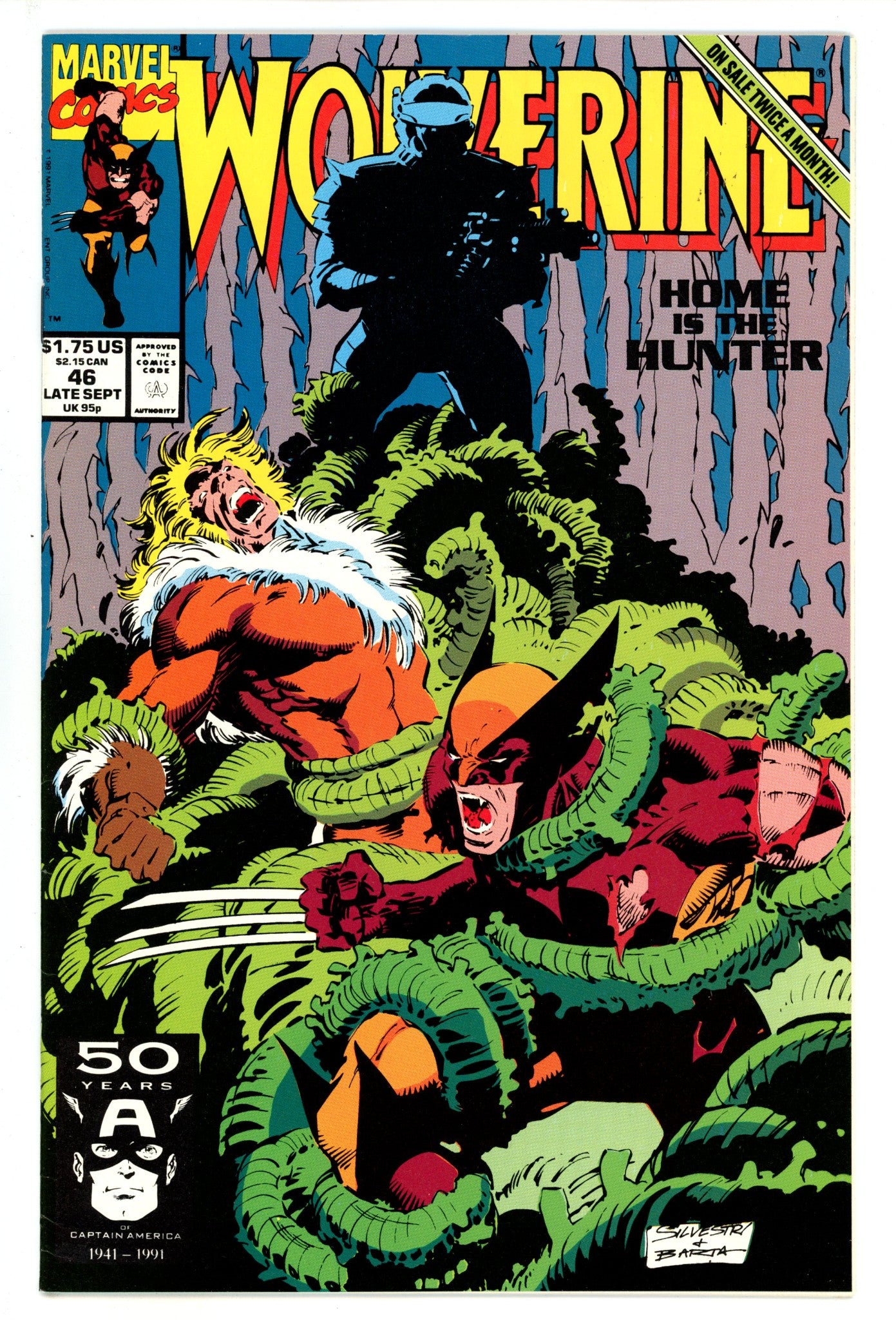 Wolverine Vol 2 46 Mid Grade (1991) 