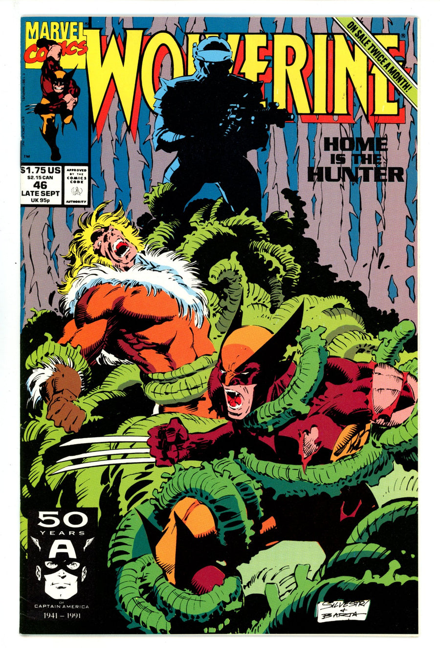 Wolverine Vol 2 46 Mid Grade (1991) 