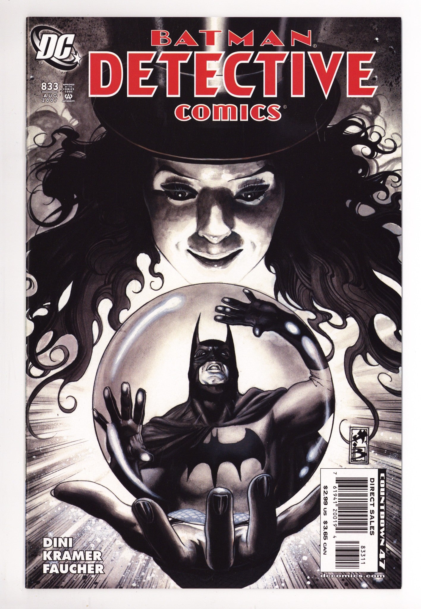 Detective Comics Vol 1 833 Mid Grade (2007) 