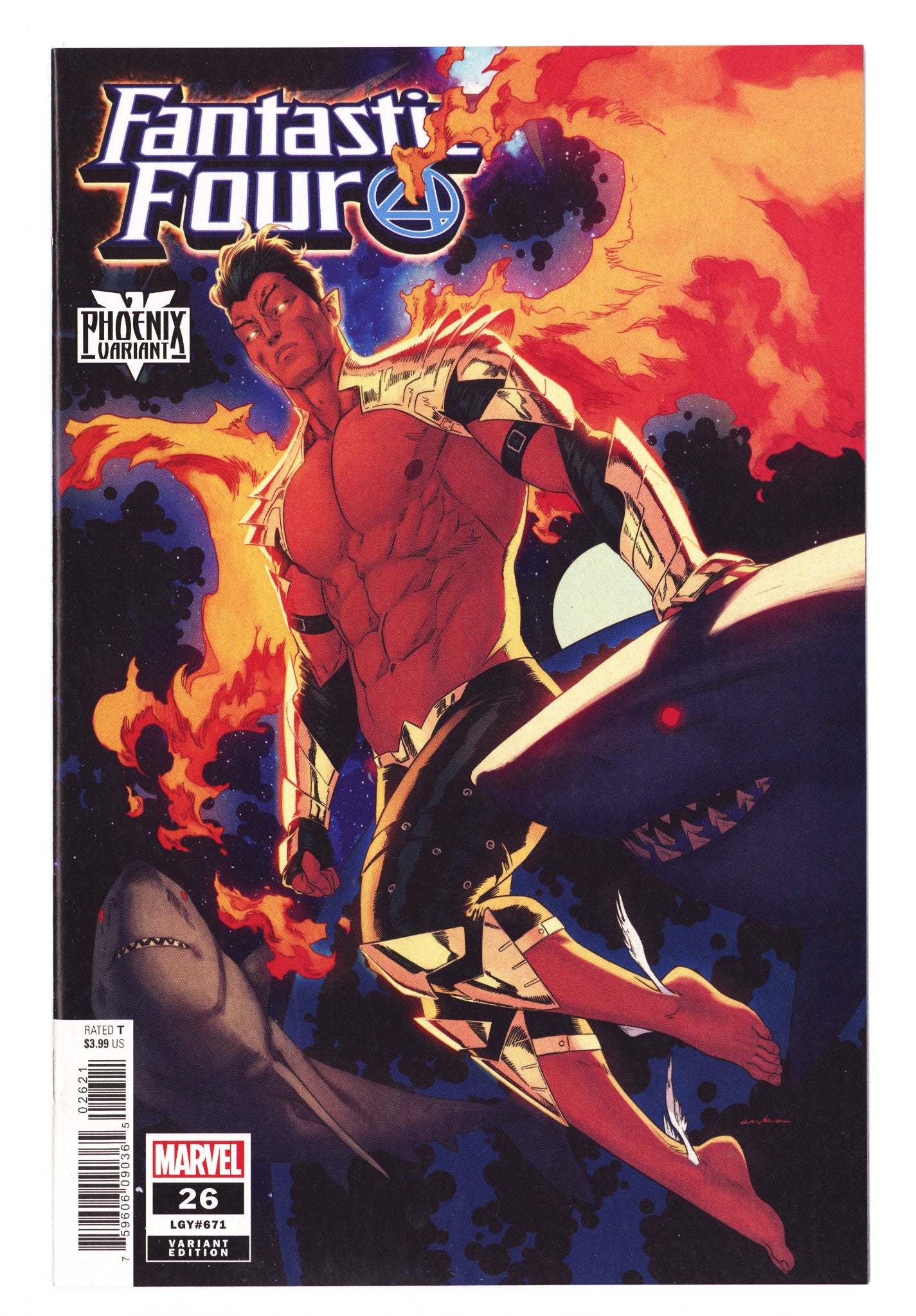 Fantastic Four Vol 6 26 (671) High Grade (2021) Anka Variant 