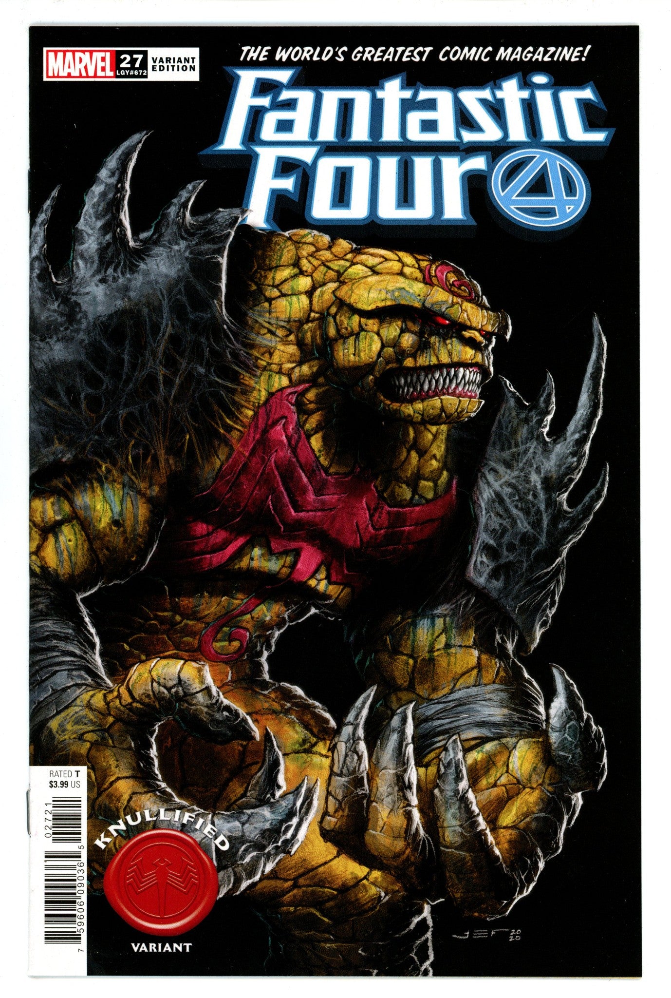 Fantastic Four Vol 6 27 (672) High Grade (2021) Ferreyra Variant 