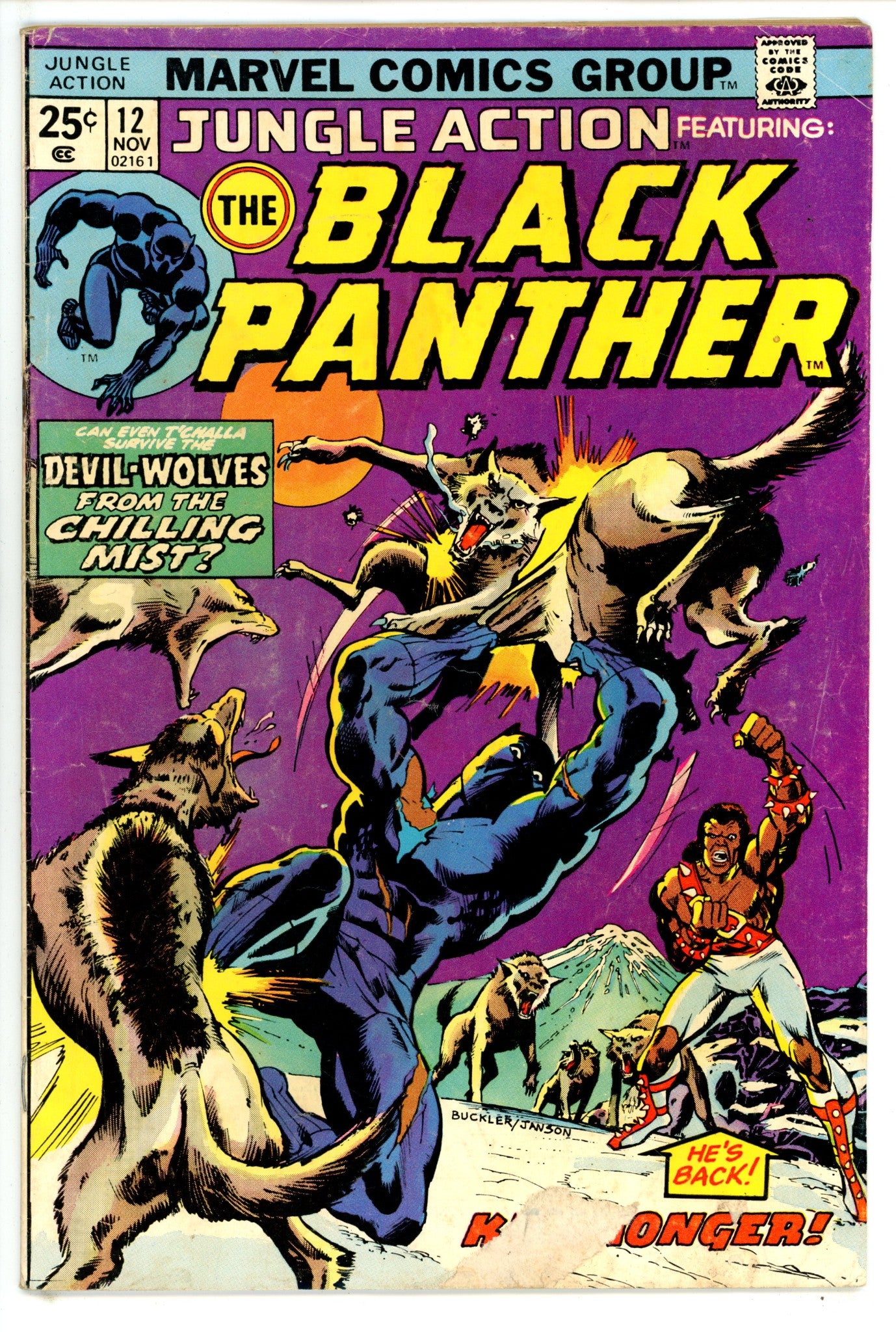 Jungle Action 12 GD/VG (1974)