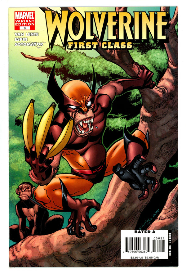 Wolverine: First Class 6 High Grade (2008) Espin Monkey Variant