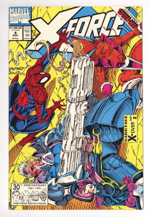 X-Force Vol 1 4 High Grade (1991)