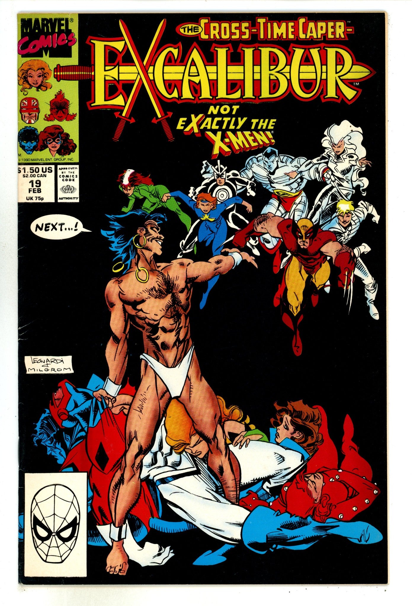 Excalibur Vol 1 19 Mid Grade (1990) 