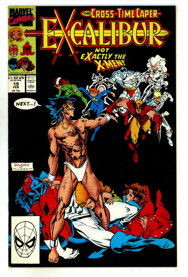 Excalibur Vol 1 19 Mid Grade (1990)