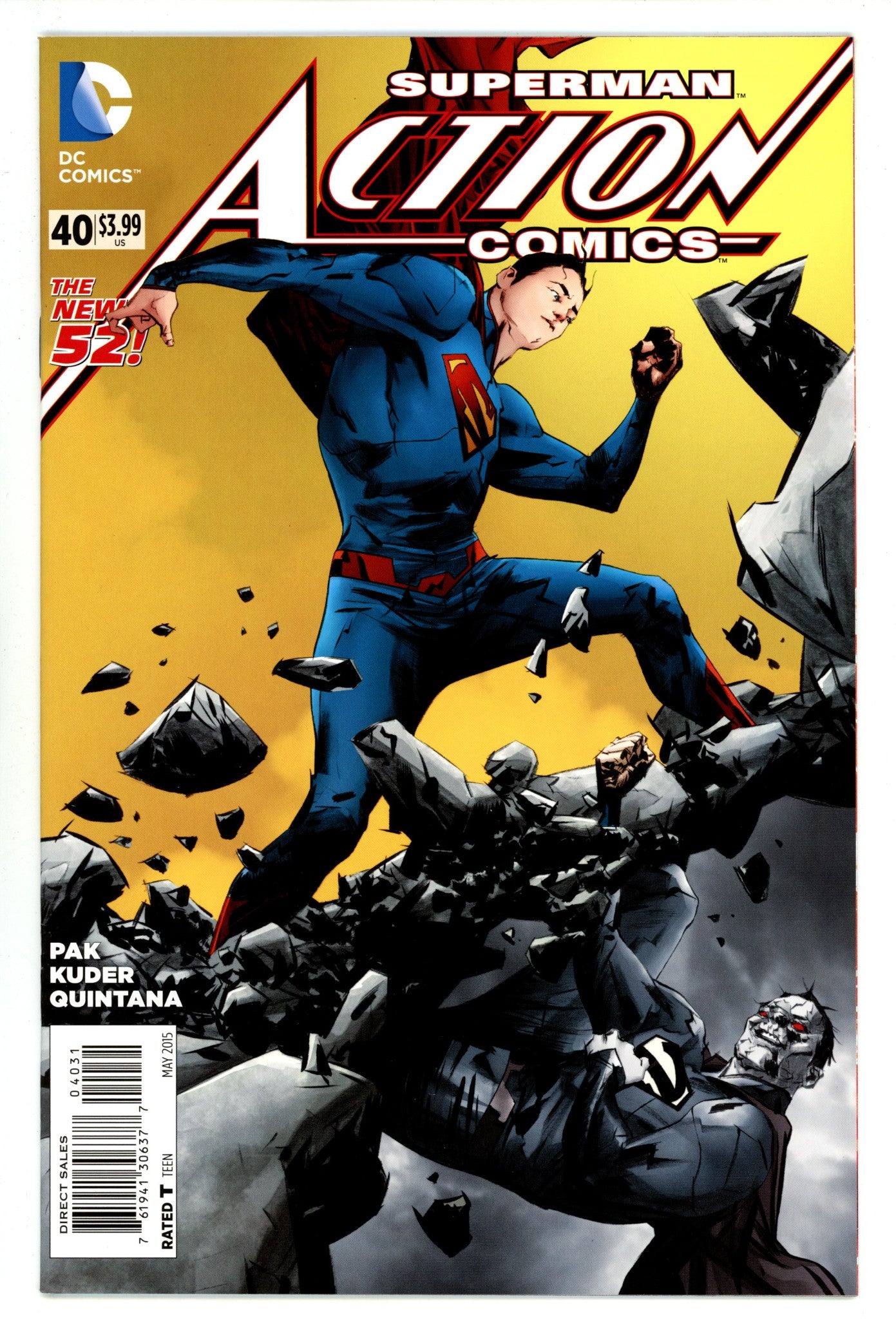 Action Comics Vol 2 40 VF/NM (9.0) (2015) Lee Incentive Variant 
