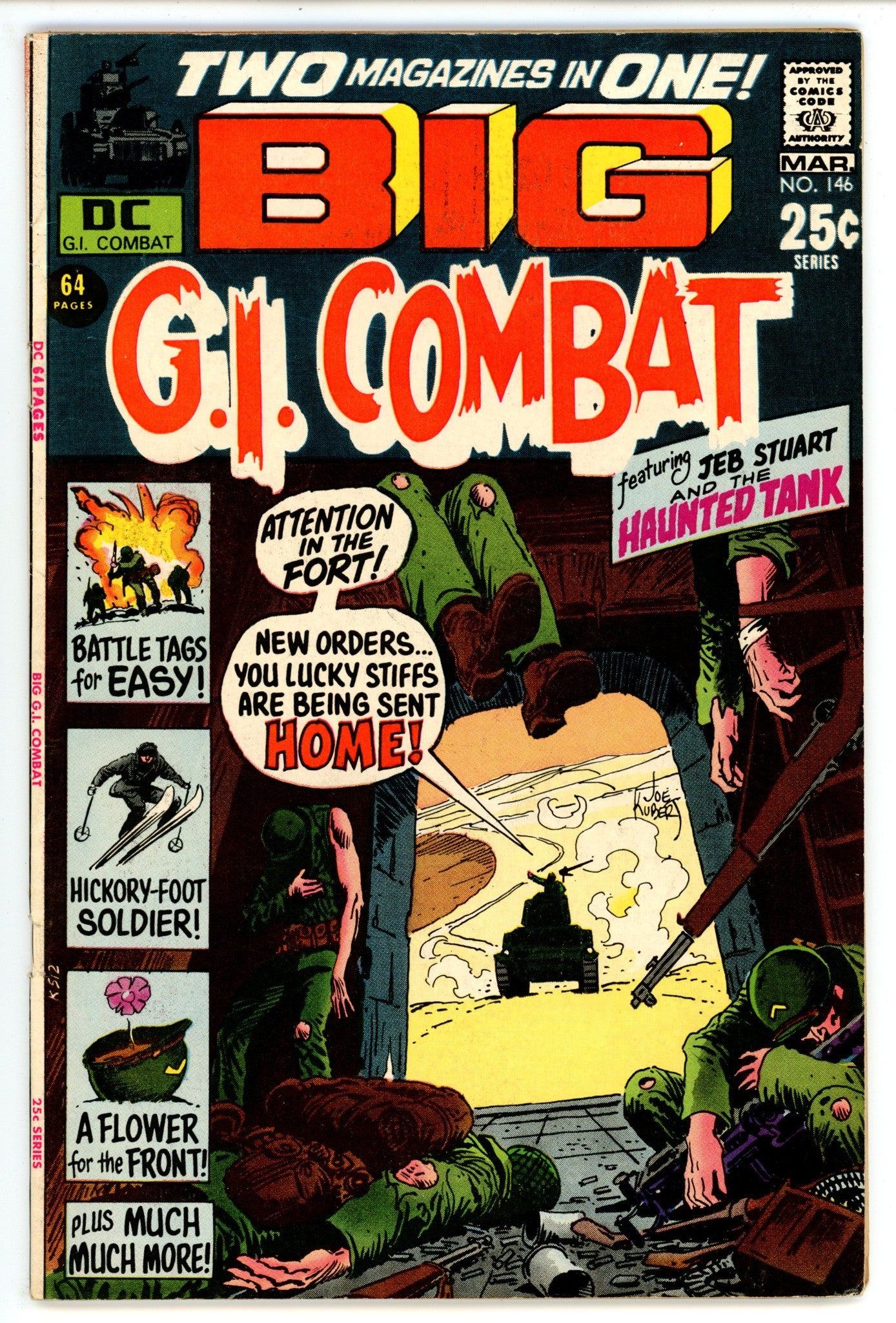 G.I. Combat Vol 1 146FN (6.0)(1971)
