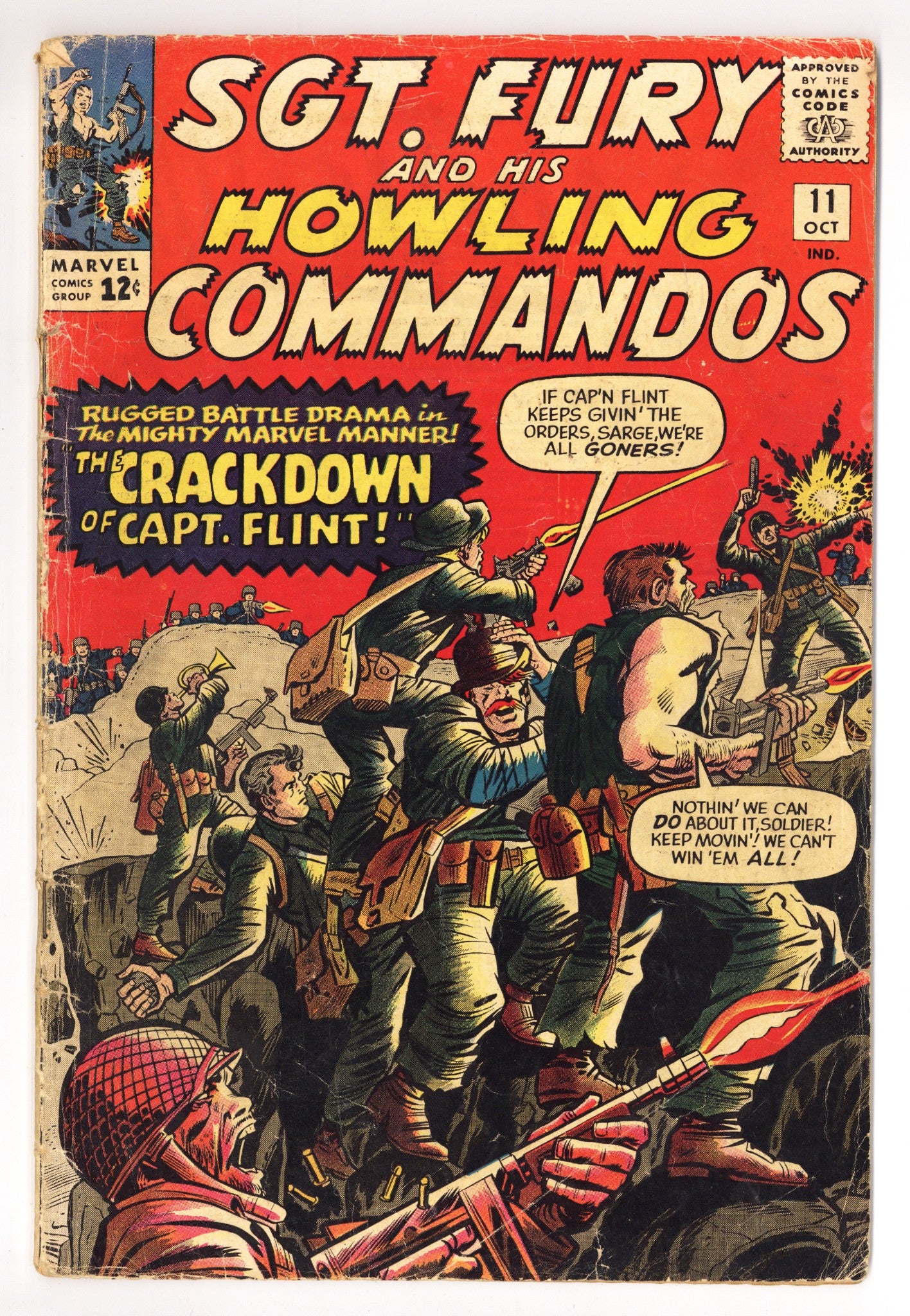 Sgt. Fury 11 GD/VG (3.0) (1964) 
