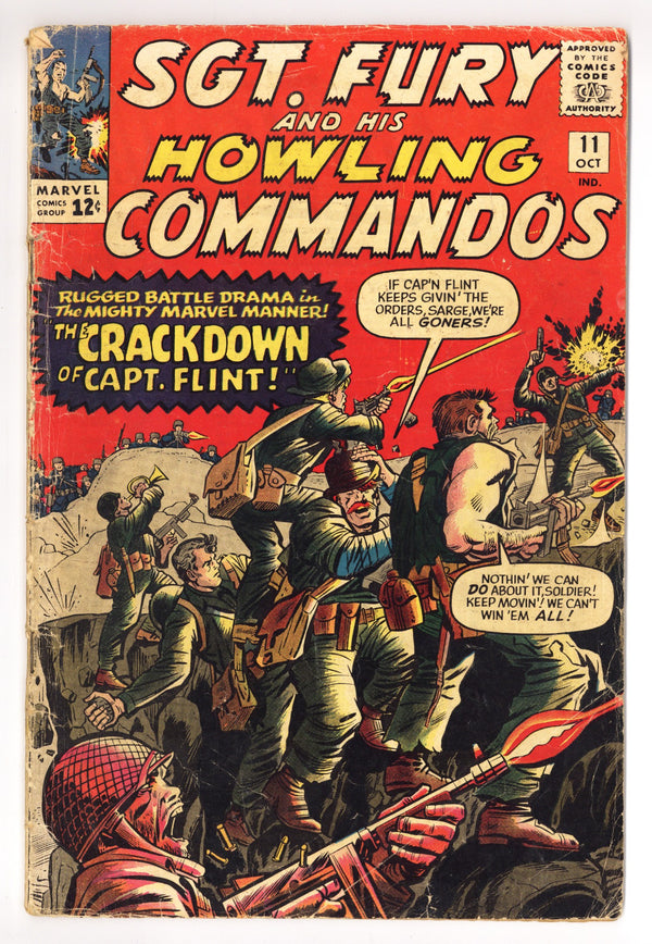 Sgt. Fury 11 GD/VG (3.0) (1964)