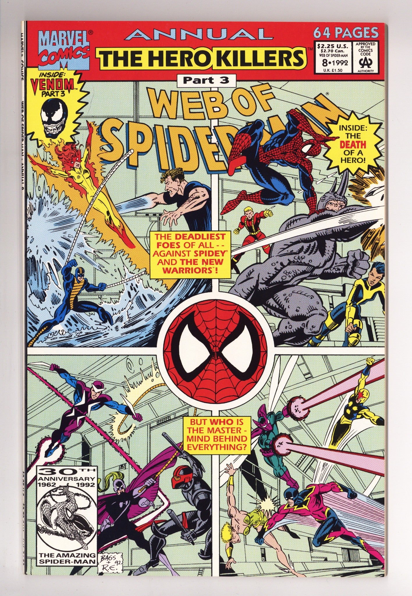 Web of Spider-Man Annual Vol 1 8 High Grade (1992) 